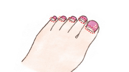 ネイルカラー等をしている場合