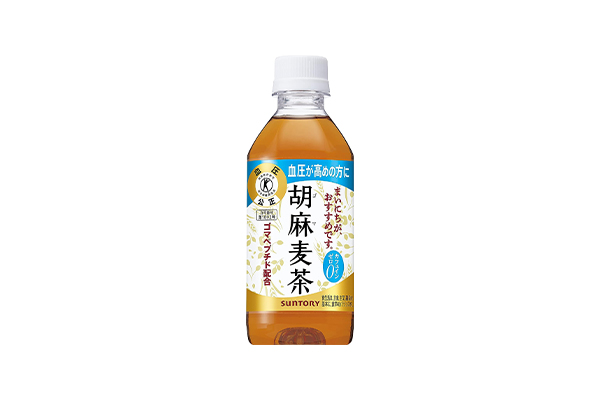 サントリー　胡麻麦茶(手売り用)350mLペット x24本【特定保健用食品】
