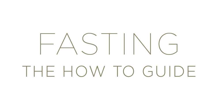 FASTING THE HOW TO GUIDE LOGO