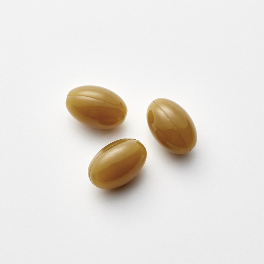 1日3~5粒を目安に、水またはお湯とともにお召し上がりください。