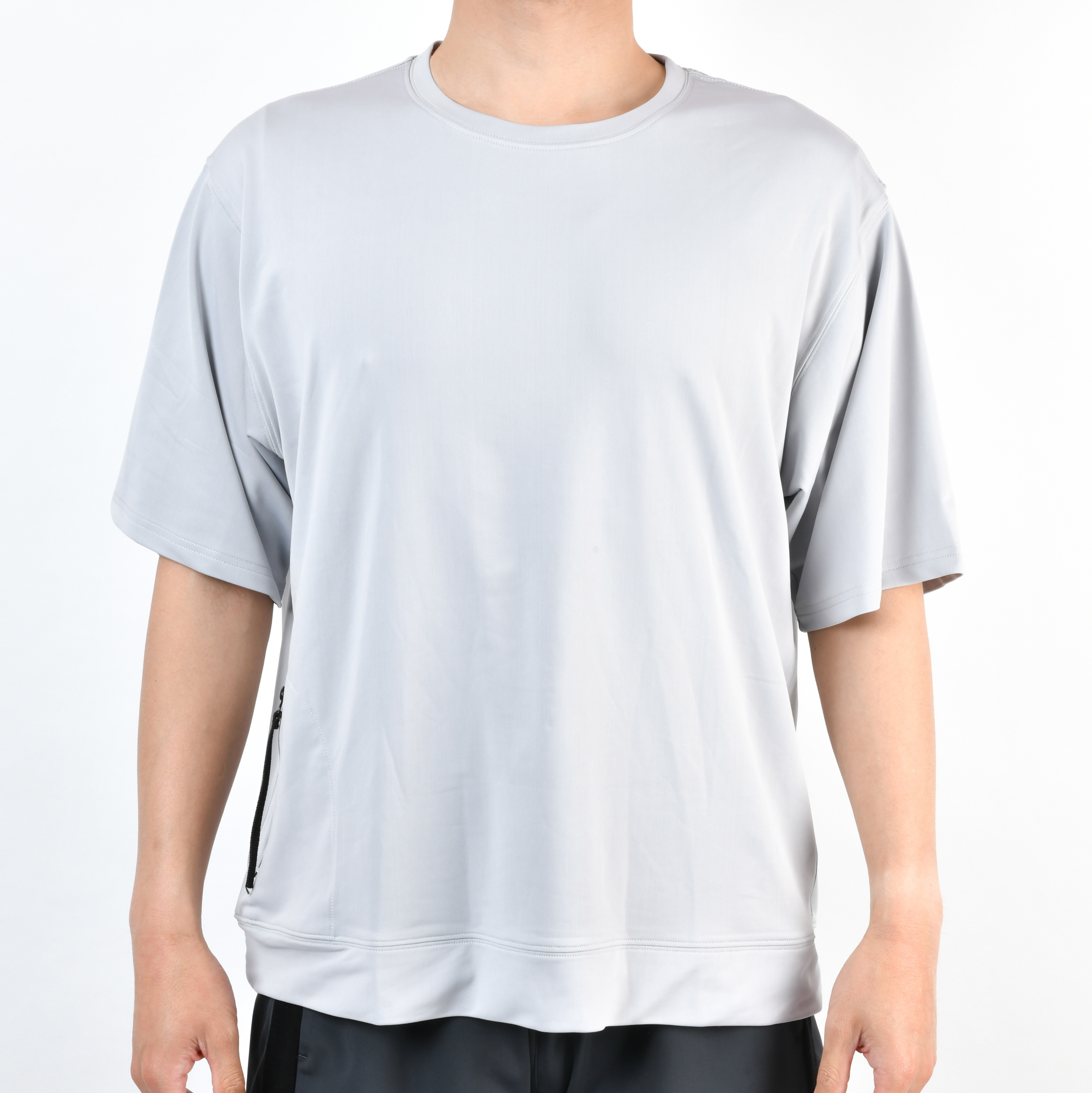 Men's  アクティブTシャツ ライトグレー M