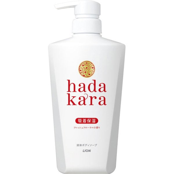ライオン LION hadakaraハダカラ ボディソープ 液体タイプ フローラルブーケの香り 本体 500mL 500ml