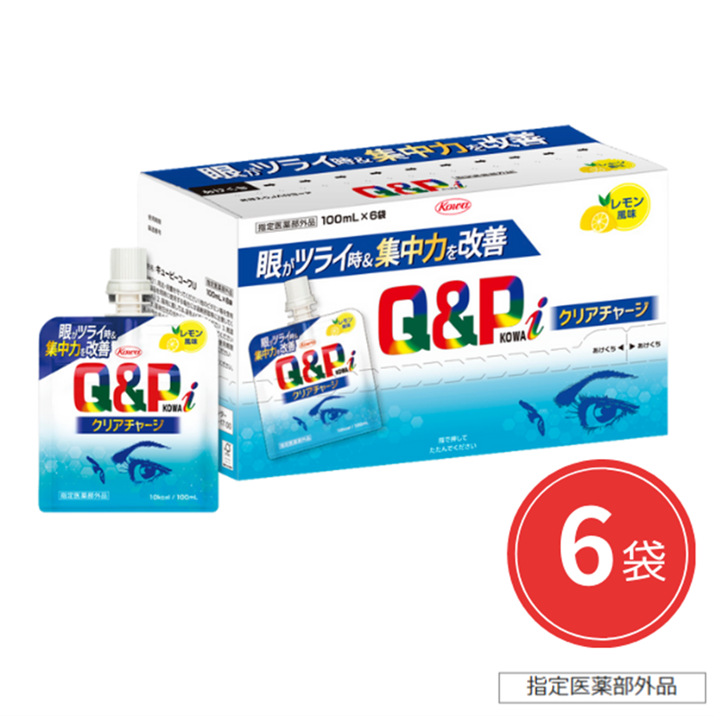 キューピーコーワｉクリアチャージ レモン風味 100mL×6袋【指定医薬部外品】 100mL×6袋
