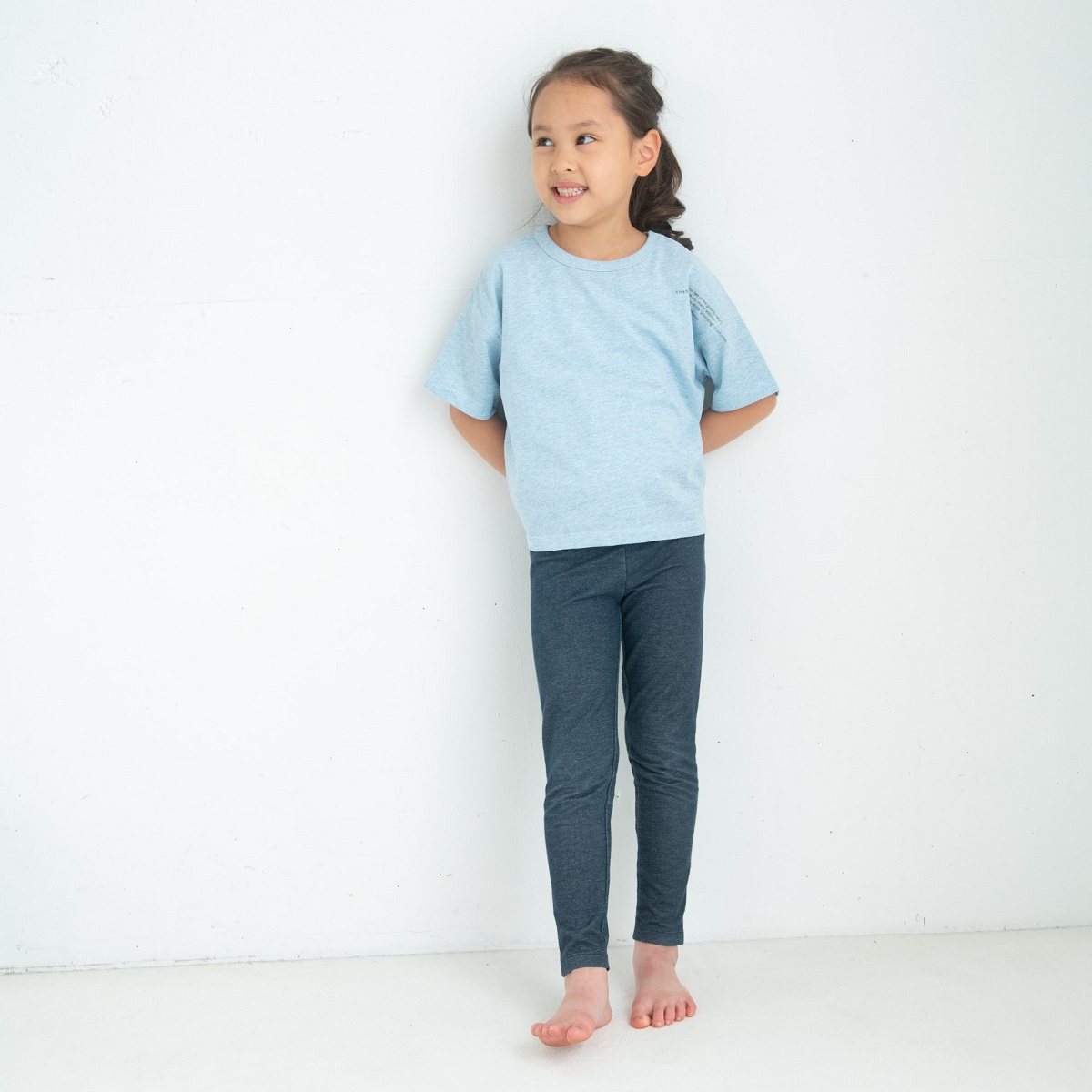 Well-being　リカバーKid'sTシャツ ライトブルー 110