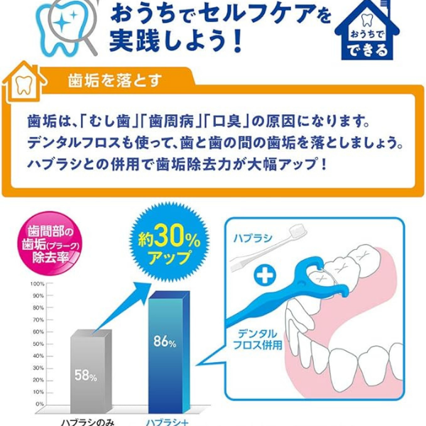 ライオン LION クリニカ アドバンテージ フロス&スティック 30本[フロス・歯間ブラシ] 30本