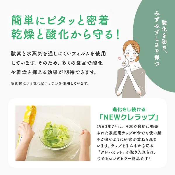 【まとめ買い】クレハ NEWクレラップ 22cm × 50m x2本セット