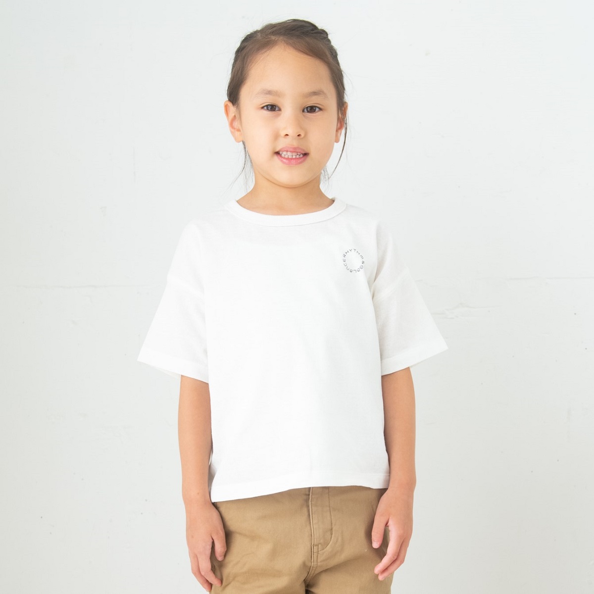 サークルロゴ　リカバーKid'sTシャツ オフホワイト 150