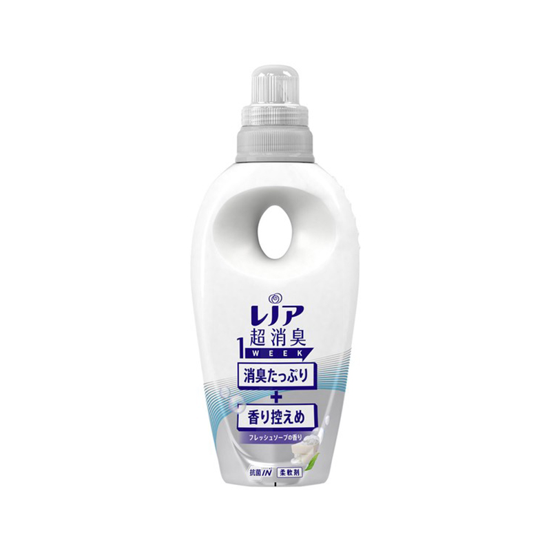 P&G レノア 超消臭 1WEEK やさしく香る超消臭 フレッシュソープの香り(柔軟剤)本体 530mL 530ml