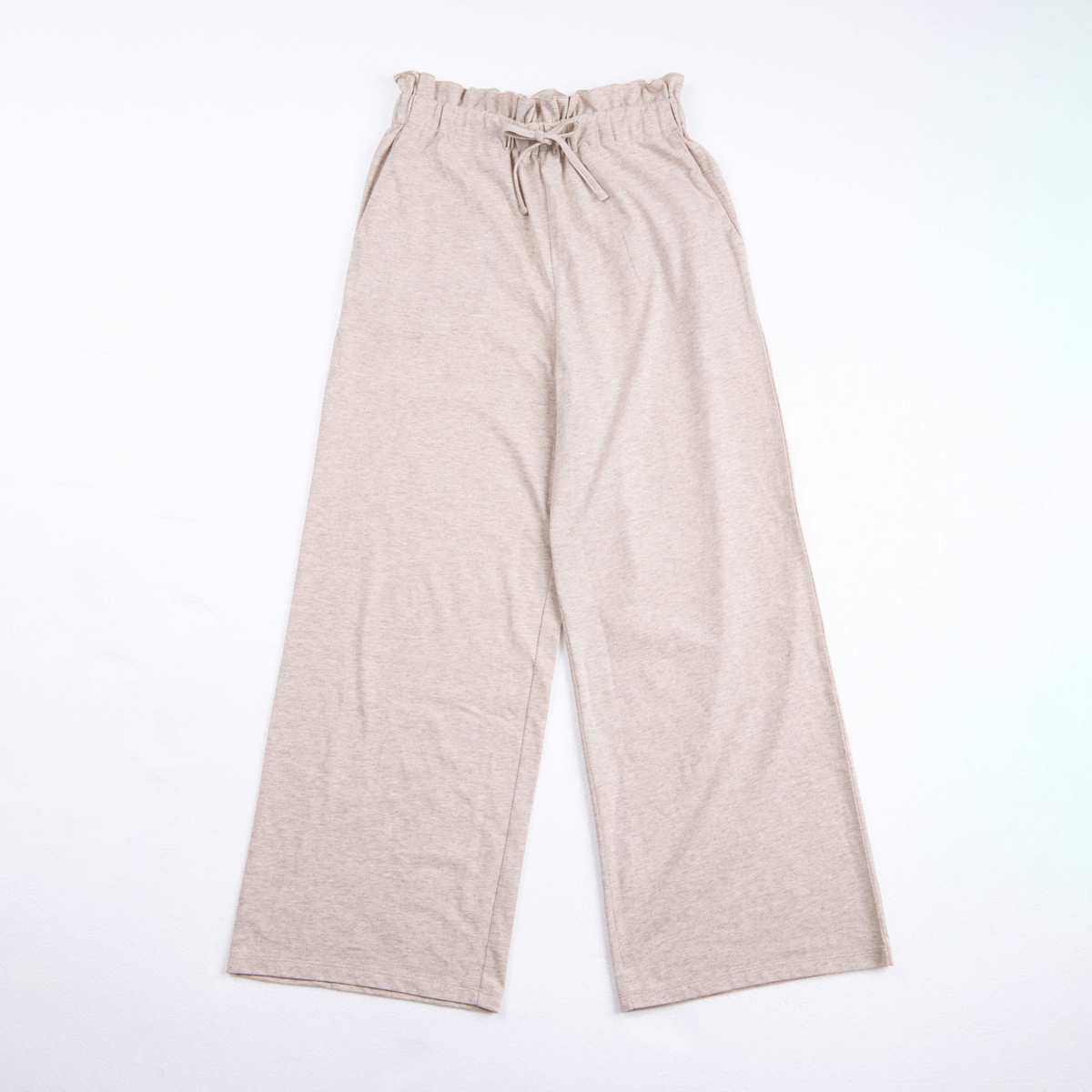 リカバーワイドパンツ ブラック S