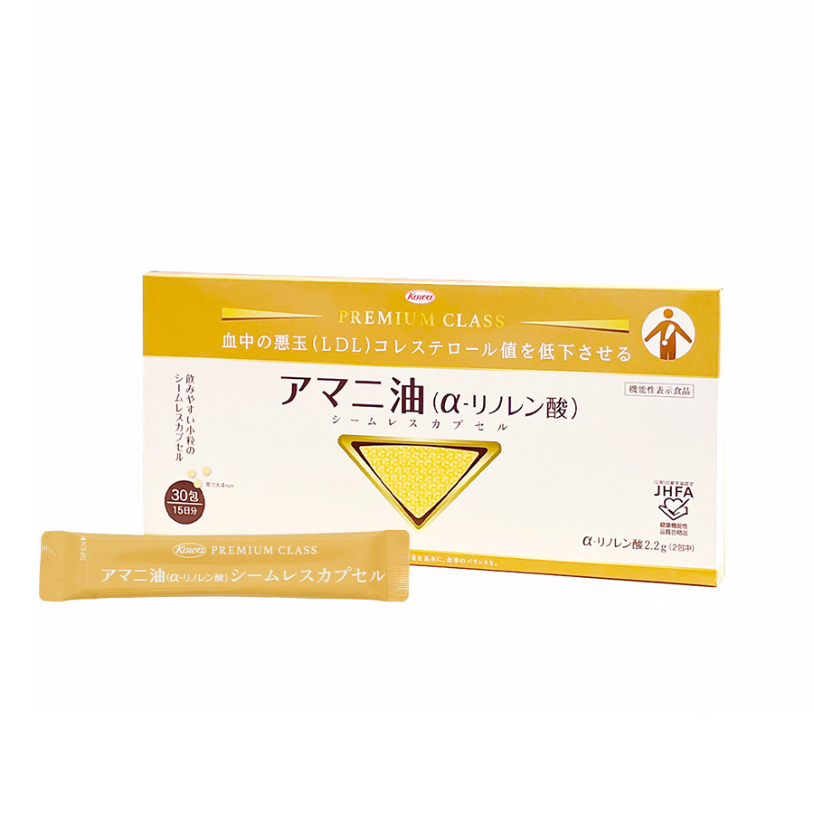 アマニ油(α-リノレン酸)シームレスカプセル 30包 【機能性表示食品】※定期 1個