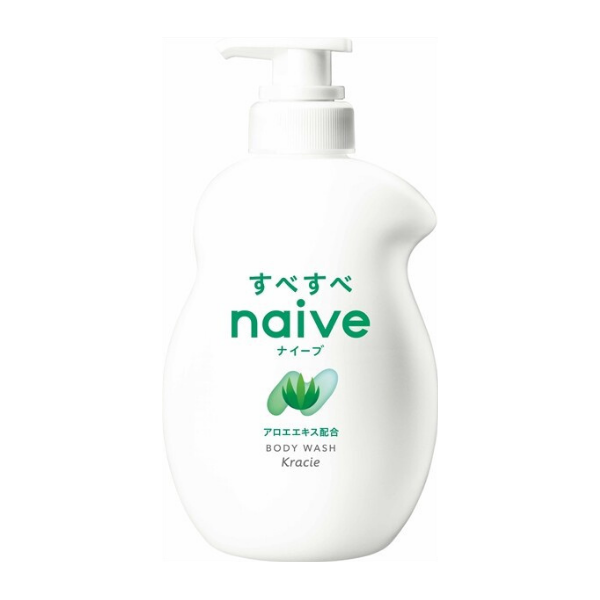 クラシエ Kracie ナイーブ ボディソープ アロエエキス配合 本体ポンプ 液体 530mL 530mL