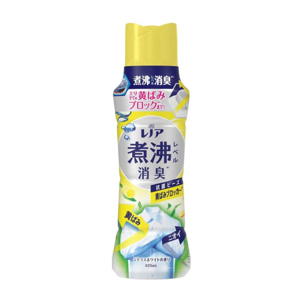 P&G レノア 煮沸レベル消臭抗菌ビーズ 黄ばみブロッカー シトラスホワイトの香り 詰替 本体 420ml[洗濯ビーズ] 420ml