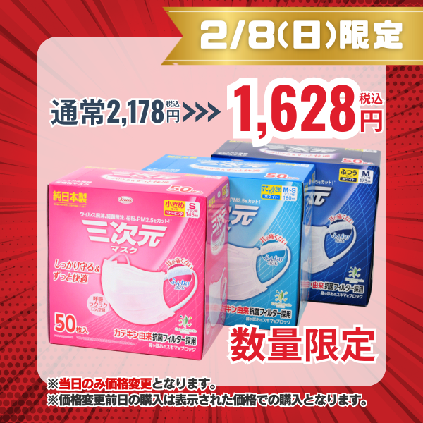 三次元マスク 50枚入