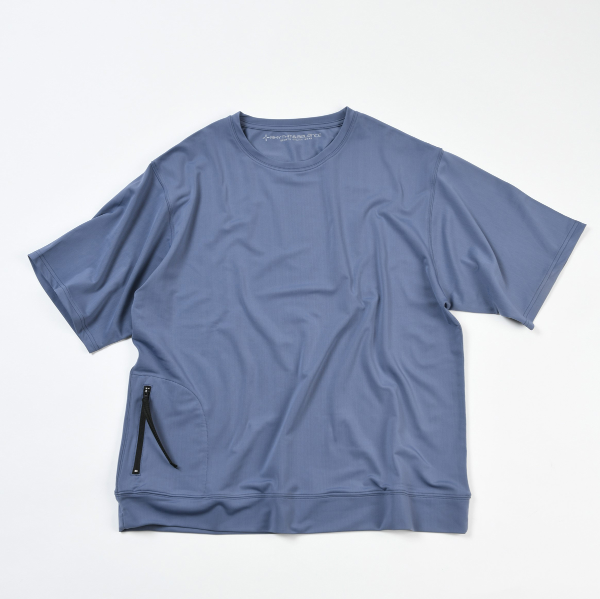 Men's  アクティブTシャツ ブルー L