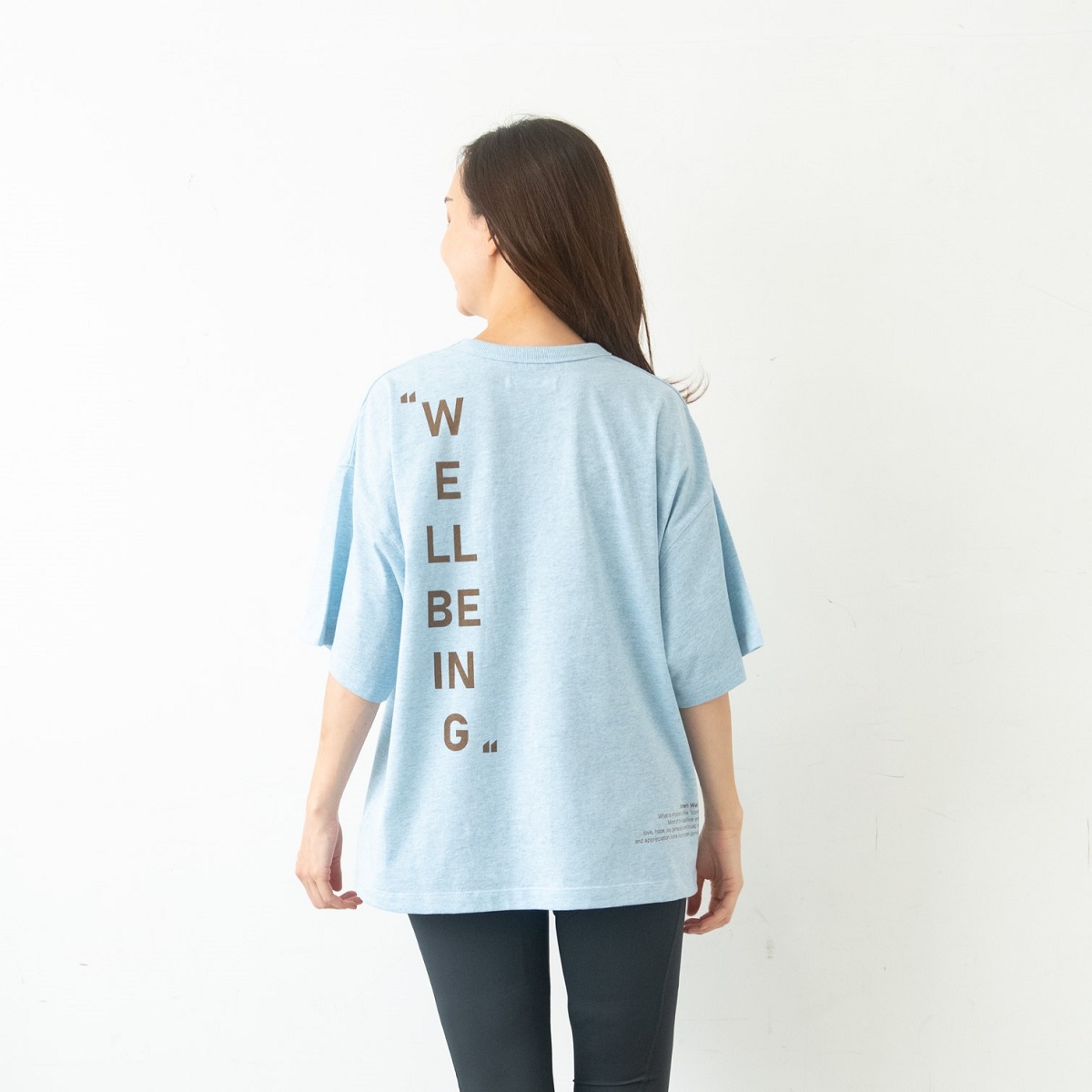 Well-being　リカバーTシャツ ライトブルー Ｍ