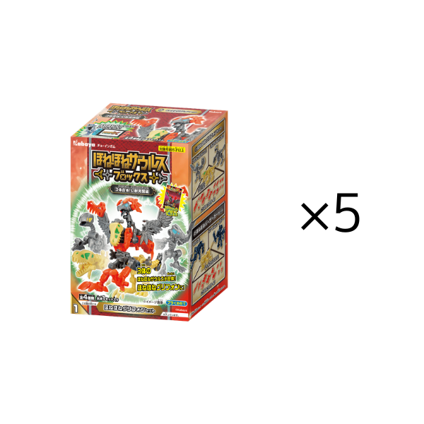 ほねほねｻﾞｳﾙｽ ﾌﾞﾛｯｸｽ_5セット