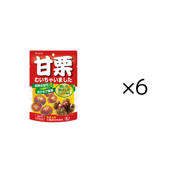 甘栗むいちゃいました 70ｇ_6セット