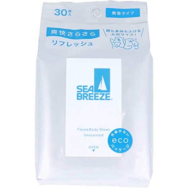 シーブリーズ フェイス＆ボディシート N 無香タイプ 30枚入