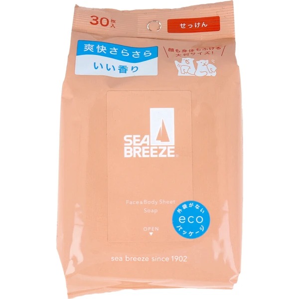 シーブリーズ フェイス＆ボディシート N せっけんの香り 30枚入