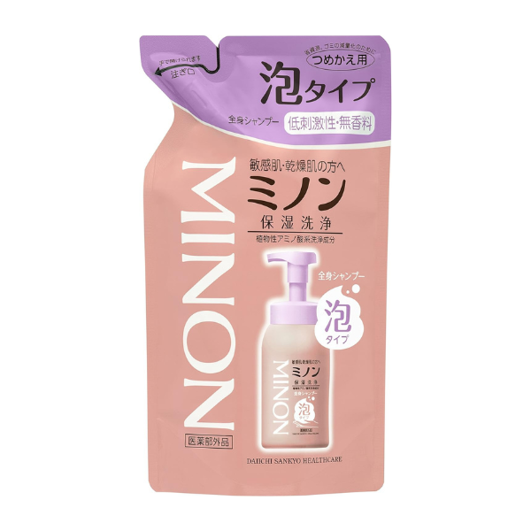 ミノン 全身シャンプー 泡タイプ 詰替 400mL 【医薬部外品】