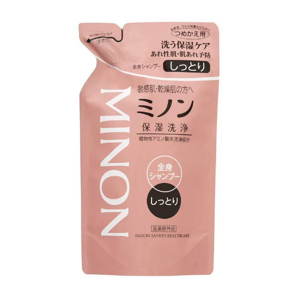 ミノン 全身シャンプー しっとりタイプ 詰替 380mL 【医薬部外品】
