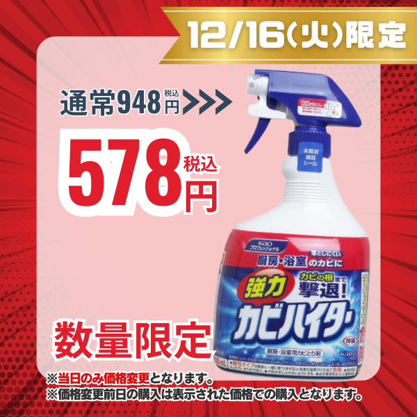 花王 強力カビハイター ハンディスプレー 1000mL[風呂用洗剤]