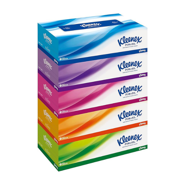 クリネックス ティシュー 180組x5箱パック [ボックスティッシュ]