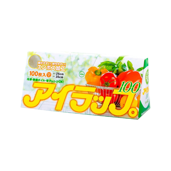 岩谷マテリアル アイラップ100 エンボス加工タイプ 大容量100枚入 [袋のラップ]