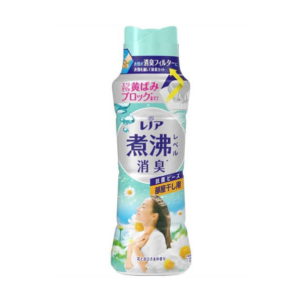 P&G レノア 煮沸レベル消臭抗菌ビーズ 部屋干し 花とおひさまの香り 詰替 本体 420ml[洗濯ビーズ]