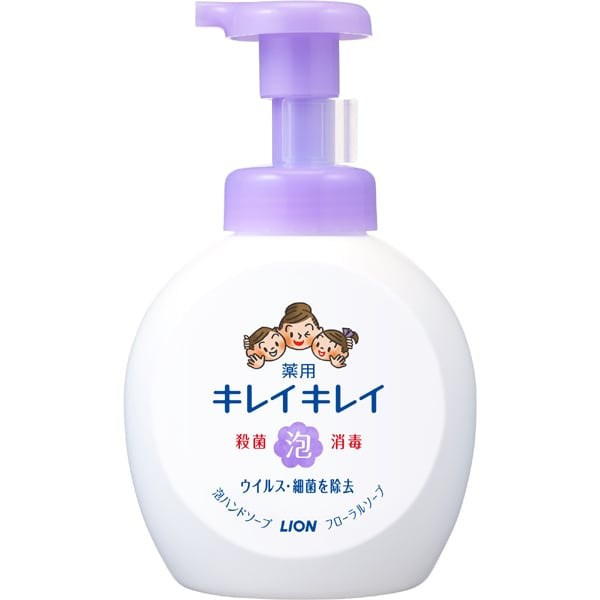 ライオン LION キレイキレイ 薬用泡ハンドソープ フローラルソープの香り 本体 大型サイズ 500mL 【医薬部外品】