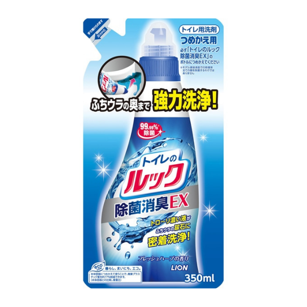 ライオン LION トイレのルック 除菌消臭EX つめかえ用 350mL [トイレ用洗浄剤]