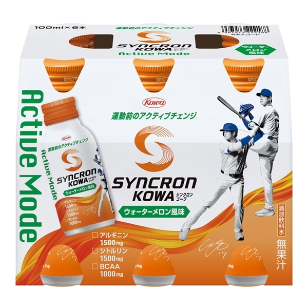シンクロンコーワ アクティブモード　ウォーターメロン風味　100ml×6本