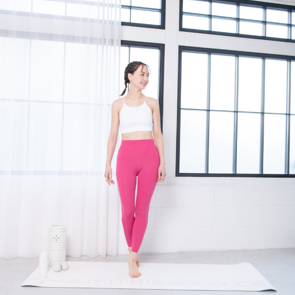 エコ＆快適ストレッチ ハイウエストレギンス（ステッチデザイン）