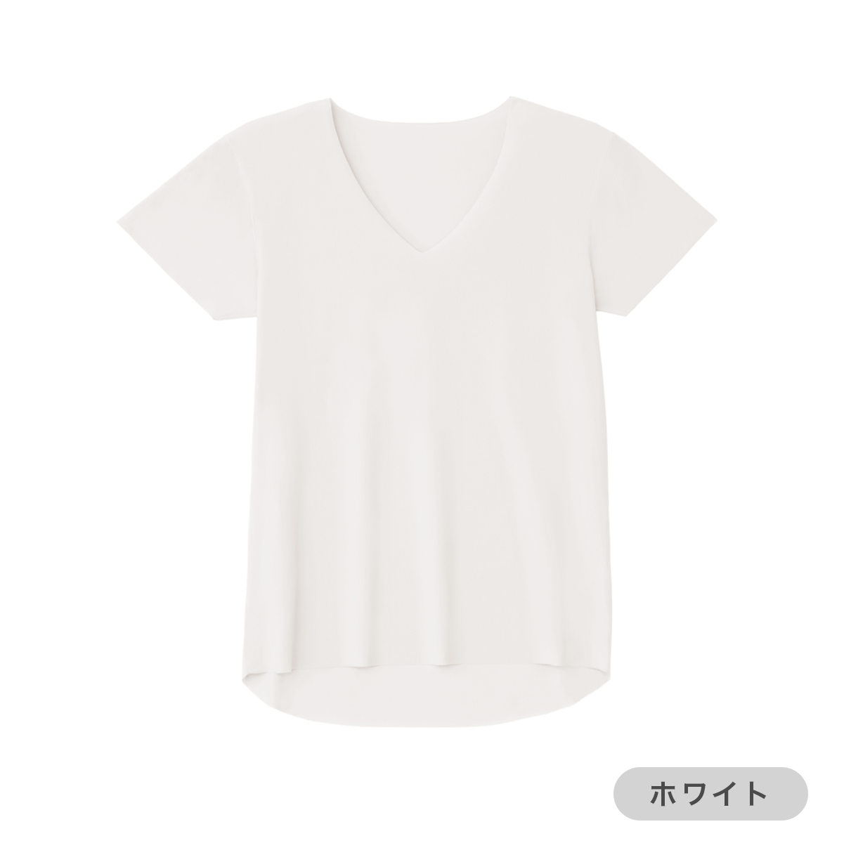 メッシュVネックTシャツ