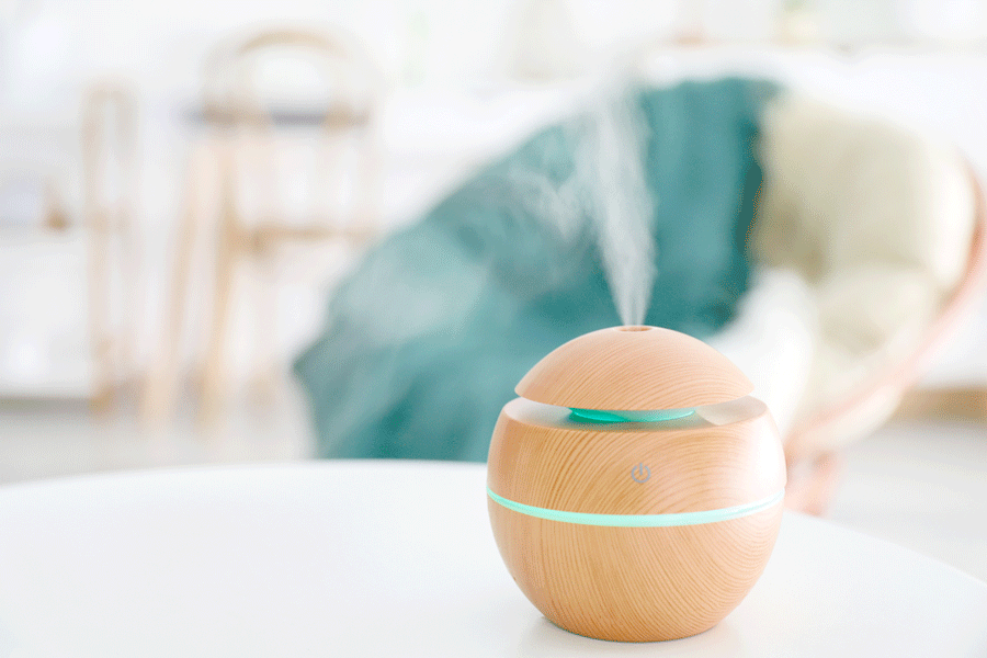 部屋の中に香りを拡散する芳香浴   ～アロマセラピーのいろいろな利用方法～